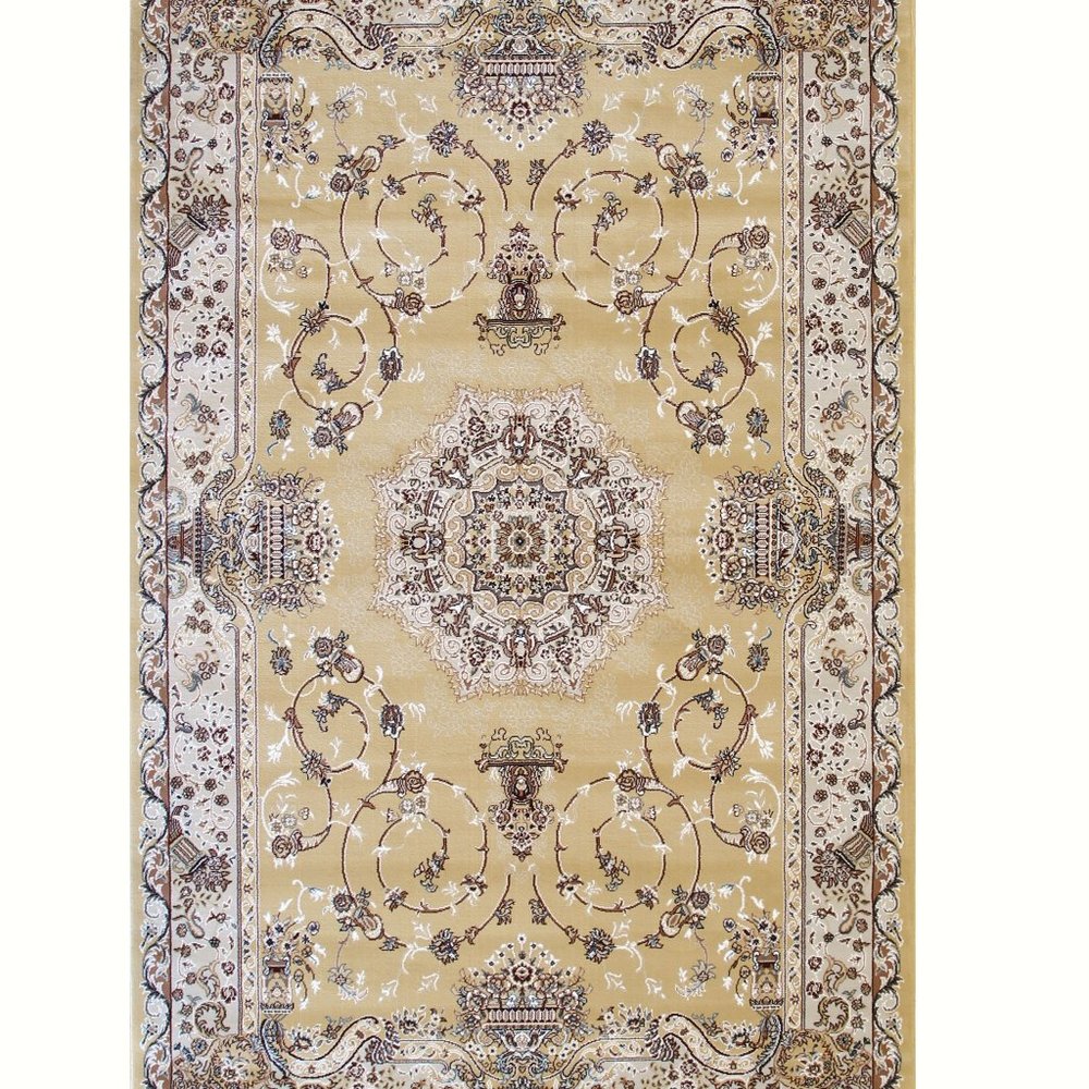 Golden Opulence Oriental Rug